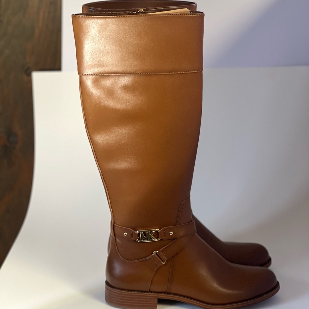 Michael Kors Tan Over the Knee Boots